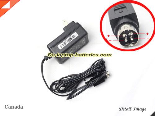 ISO 12V 2A  Notebook ac adapter, ISO12V2A24W-4PIN-US