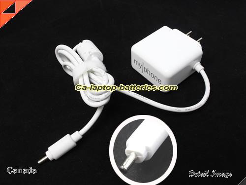 MYPHONE 5V 2A  Notebook ac adapter, MYPHONE5V2A10W-3.0x1.0mm-US-W