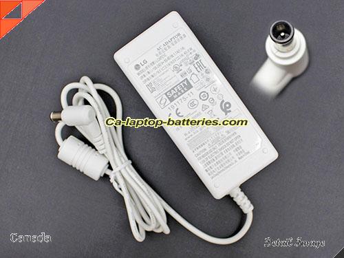 LG 19V 2.1A  Notebook ac adapter, LG19V2.1A40W-6.5x4.4mm-W