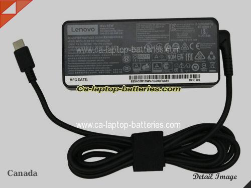 Genuine LENOVO ADLX65YCC3A Adapter SA10M13947 20V 3.25A 65W AC Adapter Charger LENOVO20V3.25A65W-Type-c