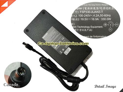 Genuine PHILIPS FSP330AJAN3T Adapter FSP330-AJAN3-T 19.5V 16.9A 330W AC Adapter Charger PHILIPS19.5V16.9A330W-7.4x5.0mm