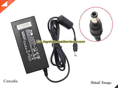ISO 24V 2.5A  Notebook ac adapter, ISO24V2.5A60W-5.5x2.5mm
