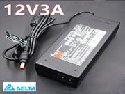 Original / Genuine DELTA 12v 3a AC Adapter --- DELTA12V3A36W-5.5x2.1mm