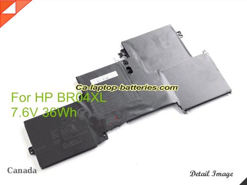 HP EliteBook 1020 G1(G9P64AV) Replacement Battery 4720mAh, 34.9Wh  7.4V Black Li-ion