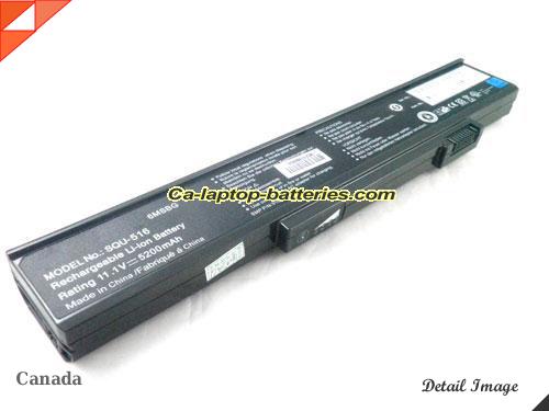 GATEWAY MX6629h Replacement Battery 5200mAh 11.1V Black Li-ion