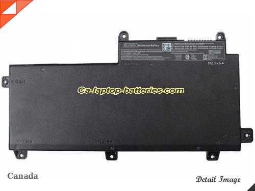 Genuine HP EliteBook 820 G3 (T7N76AW) Battery For laptop 4200mAh, 48Wh , 11.4V, Black , Li-ion