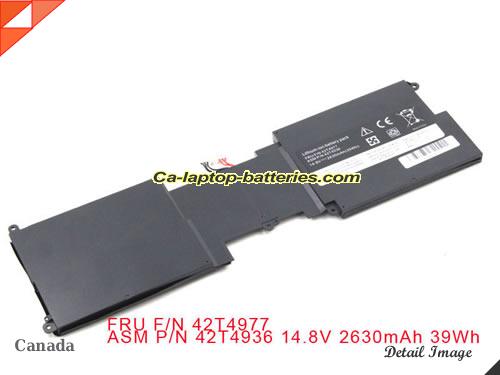 LENOVO ThinkPad X1 129127u Replacement Battery 2630mAh, 39Wh  14.8V Black Li-ion