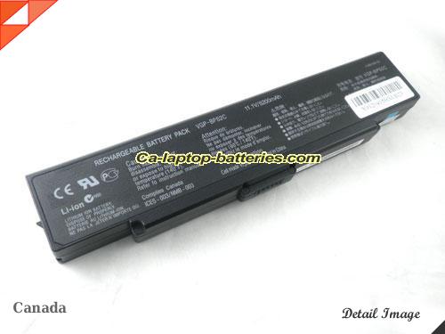 SONY vgn-fj11b Replacement Battery 4400mAh 11.1V Black Li-ion