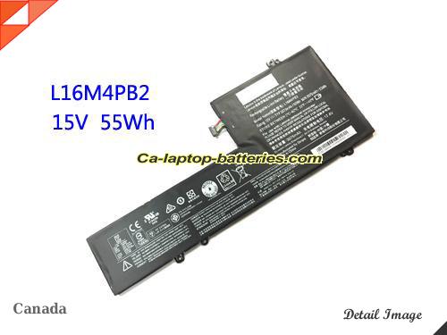 Genuine LENOVO IdeaPad 720s Battery For laptop 3675mAh, 55Wh , 15V, Black , Li-ion
