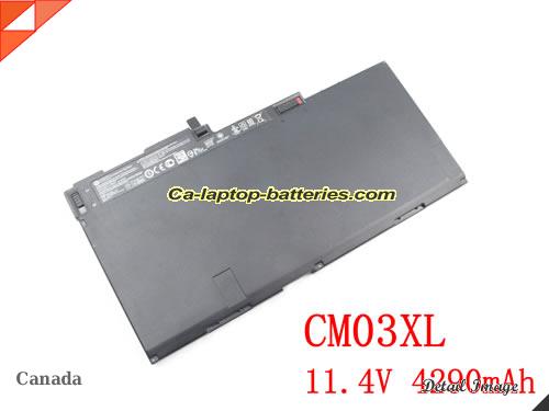 Genuine HP EliteBook 840 G1(E3W28UT) Battery For laptop 50Wh, 11.4V, Black , Li-ion