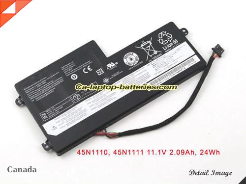 Genuine LENOVO X250 Battery For laptop 2090mAh, 24Wh , 11.1V, Black , Li-Polymer