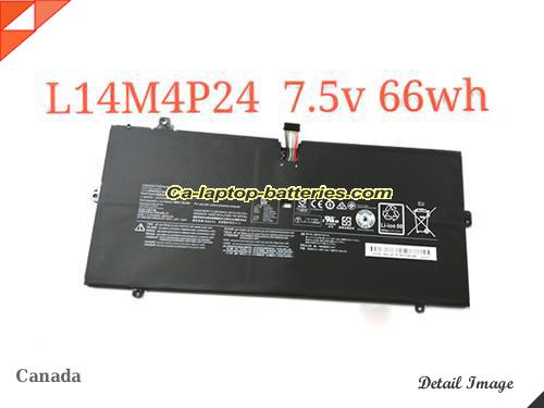 Genuine LENOVO Yoga 900-13ISK (80MK002FGE) Battery For laptop 8800mAh, 66Wh , 7.5V, Black , Li-Polymer