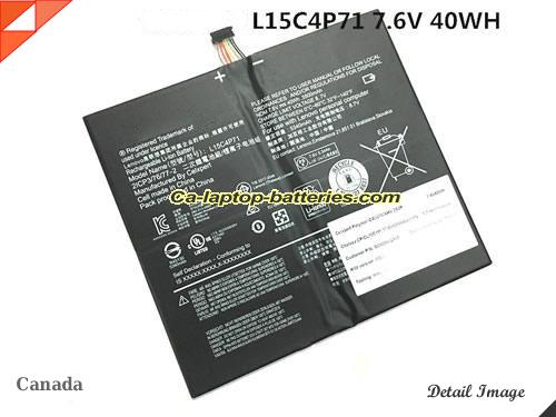 Genuine LENOVO IdeaPad Miix 700-12ISK (80QL000CUS ) Battery For laptop 40Wh, 7.6V, Black , Li-Polymer