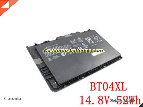 Genuine HP EliteBook Folio 1040 G1 (E4A65AV) Battery For laptop 52Wh, 14.8V, Black , Li-ion