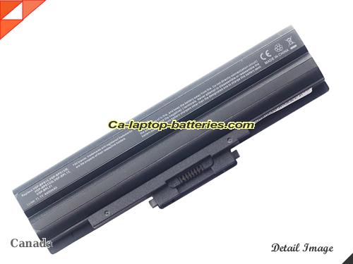 SONY PCG-31311W Replacement Battery 5200mAh 10.8V Black Li-ion