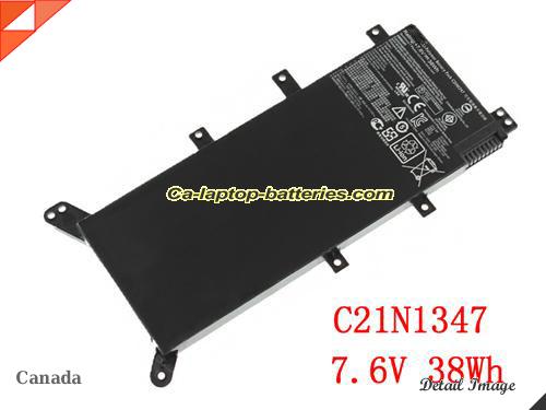 Genuine ASUS K555LB Battery For laptop 38Wh, 7.6V, Black , Li-Polymer
