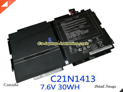 Genuine ASUS Transformer Book T300FA Battery For laptop 3940mAh, 30Wh , 7.6V, Black , Li-ion