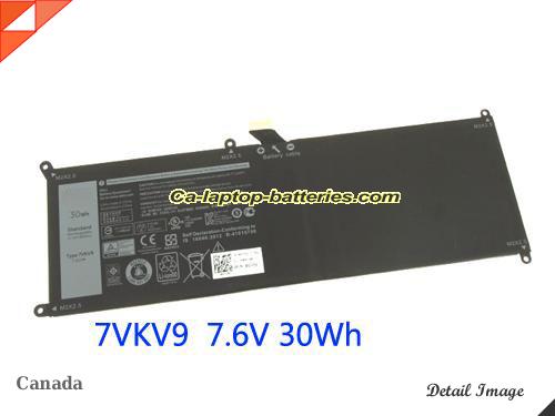 DELL 9TV5X Battery 3910mAh, 30Wh  7.6V Black Li-ion