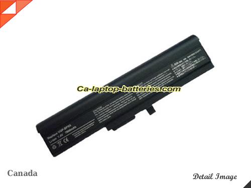 SONY VAIO VGN-TX650P/B Replacement Battery 6600mAh 7.4V Black Li-ion