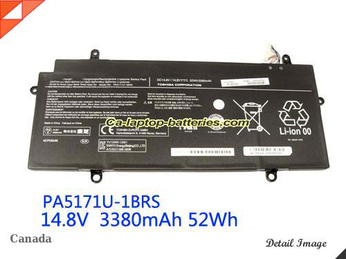 Genuine TOSHIBA CB30-102 Battery For laptop 3380mAh, 14.8V, Black , Li-ion