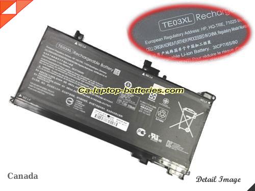 Genuine HP Omen 15t-ax200 (X7R18AV) Battery For laptop 5150mAh, 61.6Wh , 11.55V, Black , Li-ion