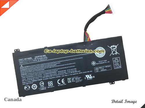 Genuine ACER Aspire V15 Nitro VN7-572G Battery For laptop 4870mAh, 55.5Wh , 11.4V, Black , Li-Polymer