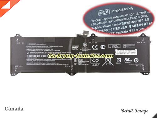 Genuine HP Elite x2 1011 G1(L4H91AW) Battery For laptop 33Wh, 7.4V, Black , Li-ion