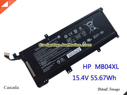HP HSTNN-UB6X Battery 3470mAh, 55.67Wh  15.4V Black Li-ion
