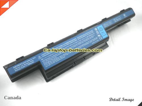 Genuine ACER P5WE0 Battery For laptop 4400mAh, 10.8V, Black , Li-ion
