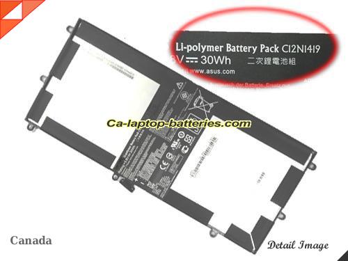 Genuine ASUS 0B200-01300100 Battery For laptop 7660mAh, 30Wh , 3.8V, Black , Li-ion