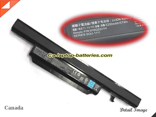 Genuine HASEE MACHENIKE T47 D1 Battery For laptop 5200mAh, 57Wh , 11.1V, Black , Li-ion