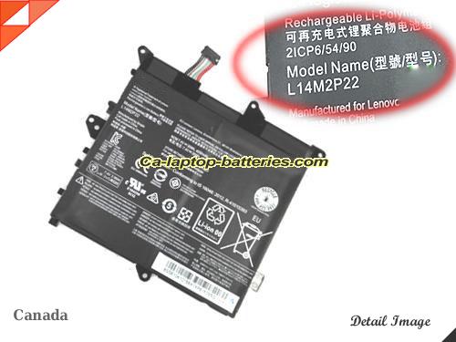 Genuine LENOVO 80LX-X005US Battery For laptop 4050mAh, 30Wh , 7.4V, Black , Li-Polymer