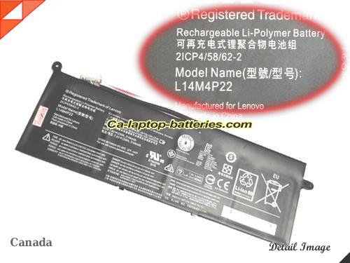 LENOVO L14M4P22 Battery 3144mAh, 23Wh  7.4V Black Li-ion
