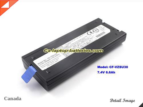 Genuine PANASONIC CF18 Battery For laptop 6600mAh, 6.6Ah, 7.4V, Black , Li-ion