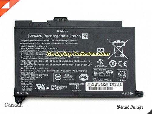 HP BP02041XL Battery 41Wh 7.7V Black Li-ion