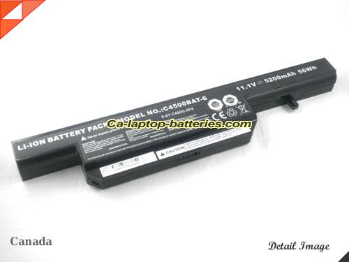 Genuine CLEVO 271EFQ Battery For laptop 5200mAh, 11.1V, Black , Li-ion