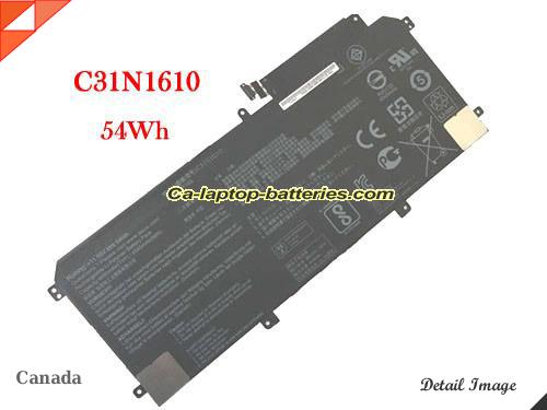 Genuine ASUS ZenBook UX330CAFC055D Battery For laptop 4675mAh, 54Wh , 11.55V, Black , Li-ion