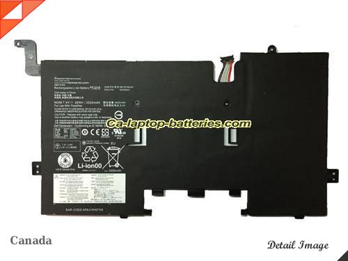 Genuine LENOVO Thinkpad Helix Battery For laptop 3250mAh, 26Wh , 7.4V, Black , Li-Polymer
