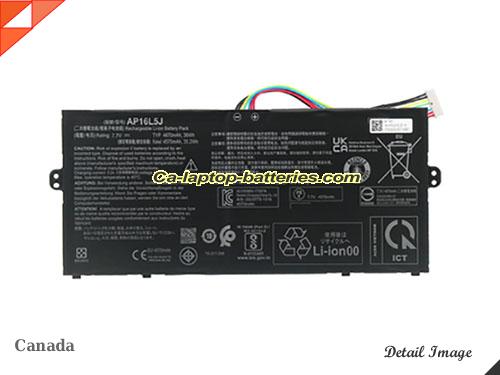 Genuine ACER Swift 5 SF51452T Battery For laptop 4670mAh, 36Wh , 7.7V, Black , Li-ion