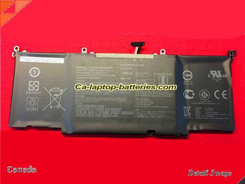 Genuine ASUS ROG Strix GL502VMFY039T Battery For laptop 4110mAh, 64Wh , 15.2V, Black , Li-ion