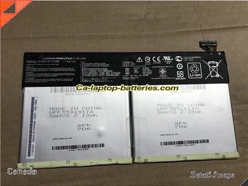 Genuine ASUS Pad Transformer Book T100TAL Battery For laptop 7820mAh, 31Wh , 3.85V, Black , Li-ion