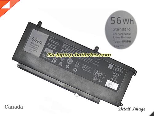 Genuine DELL Inspiron 155558 Battery For laptop 7600mAh, 56Wh , 7.4V, Black , Li-ion