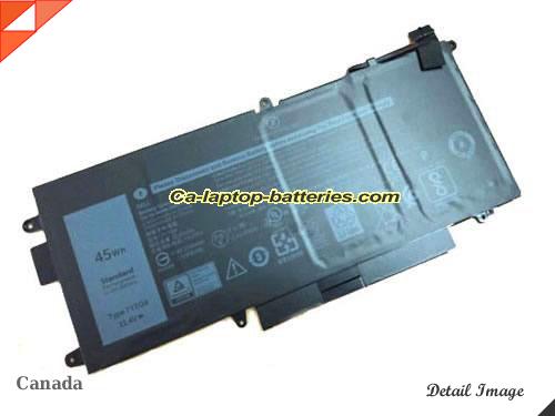Genuine DELL Latitude 7390 Battery For laptop 45Wh, 11.4V, Black , Li-ion