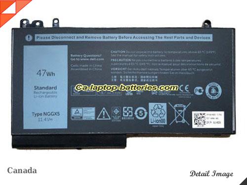 Genuine DELL Latitude E5270 Battery For laptop 4130mAh, 47Wh , 11.4V, Black , Li-ion