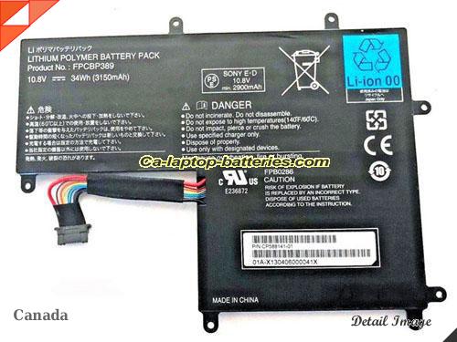 Genuine FUJITSU Stylistic Q702 Battery For laptop 3150mAh, 34Wh , 10.8V, Black , Li-ion