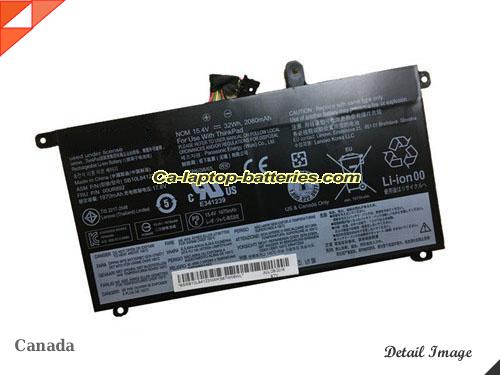 Genuine LENOVO ThinkPad T570(20H9A001CD) Battery For laptop 2095mAh, 32Wh , 15.28V, Black , Li-ion