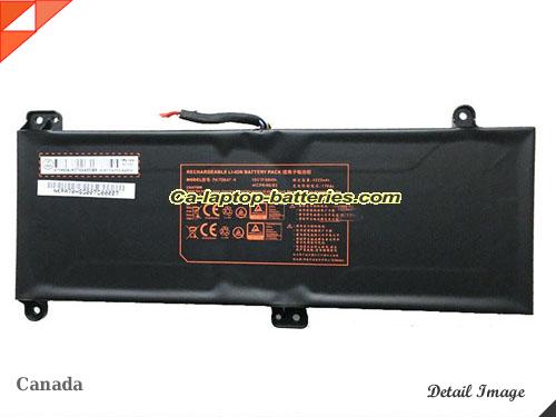 Genuine CLEVO PA70HS-G Battery For laptop 4320mAh, 66Wh , 15V, Black , Li-ion