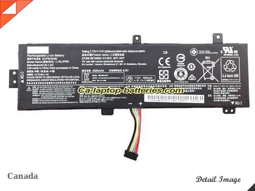 Genuine LENOVO Ideapad 510-15ISK-ISE Battery For laptop 5055mAh, 39Wh , 7.72V, Black , Li-ion
