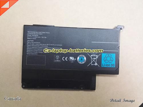 Genuine SONY SGPT111GBS Battery For laptop 5000mAh, 18.5Wh , 3.7V, Black , Li-ion