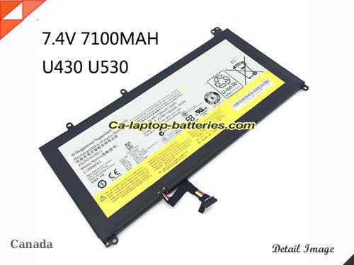 Genuine LENOVO IdeaPad U330t Battery For laptop 7100mAh, 52Wh , 7.4V, Black , Li-Polymer